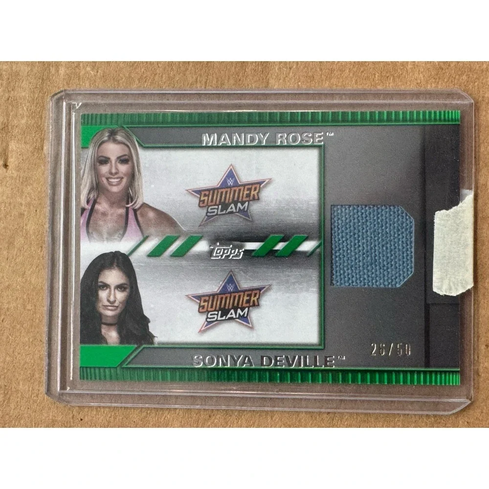 2021 Topps WWE Undisputed Match-Up Relic‎ Mandy Rose Sonya Deville 31/50